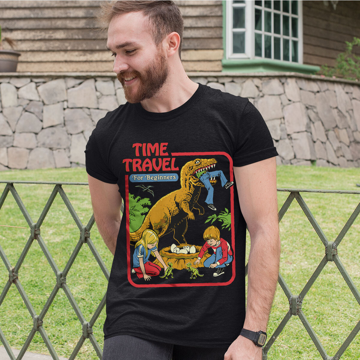 Time Travel for Beginners 90s Sci Fi T Shirt #SR#T433