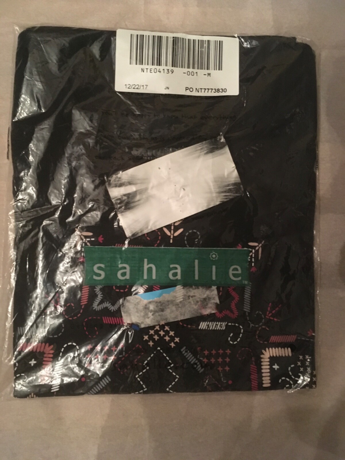 NEW SAHALIE WOMEN SATURDAY MARKET SHORT-SLEEVE TEE TSHIRT BLACK PINK M L XL
