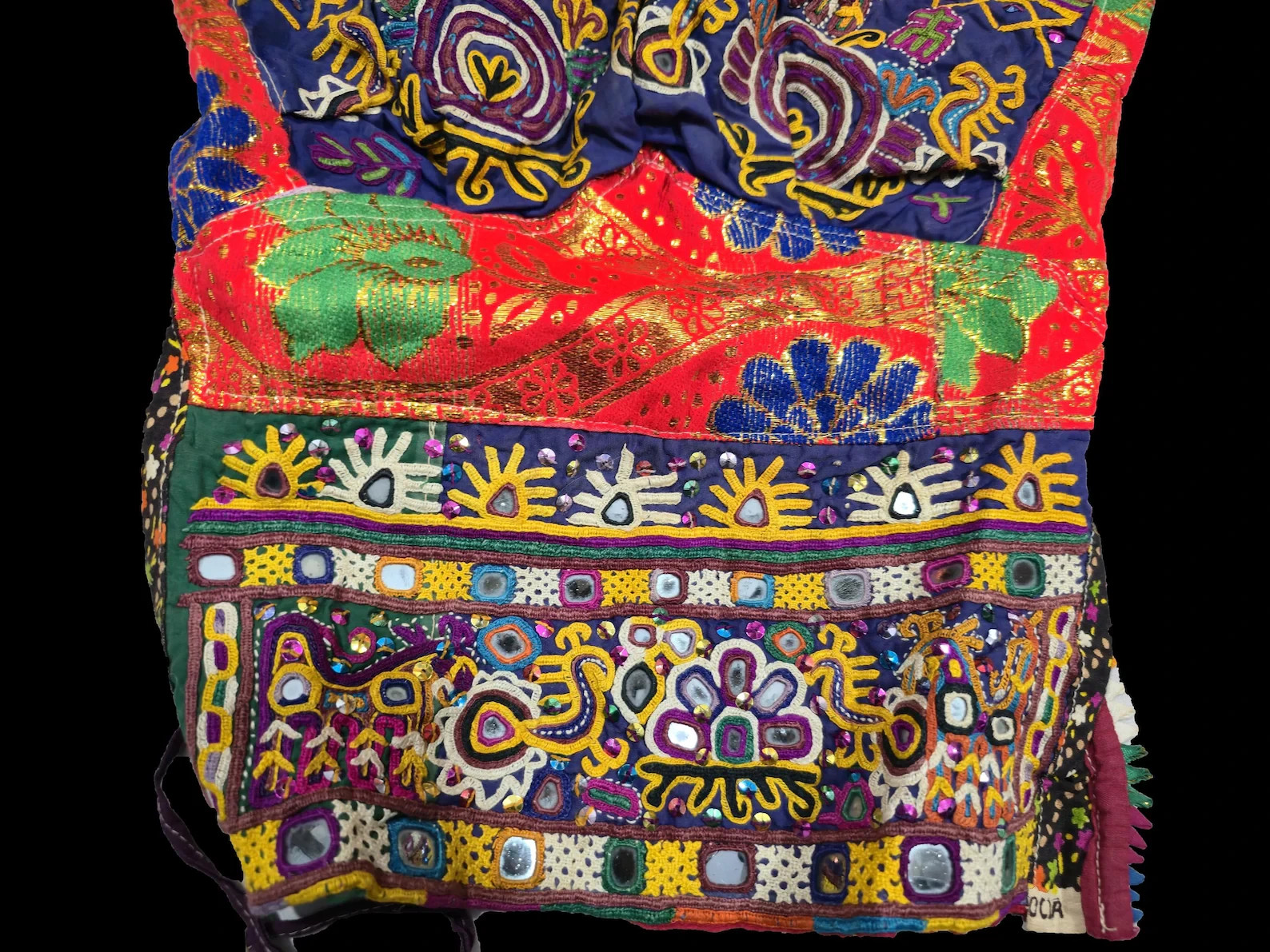 Banjara Choli , Vintage Banjara Kutch Rabari Ethnic Embroidery top, kuchi boho