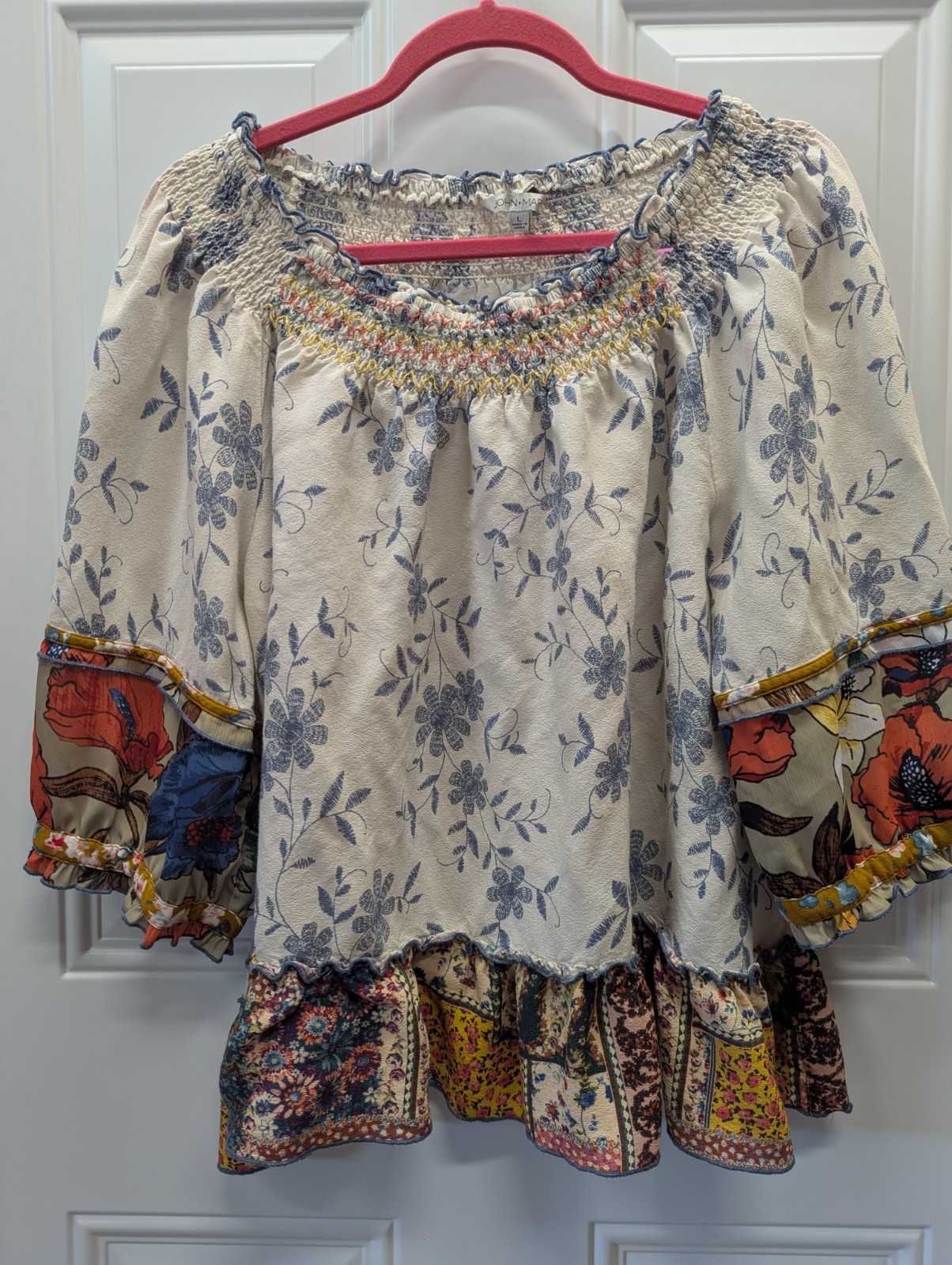 John Mark Boho,Vintage Style, Peasant “L”