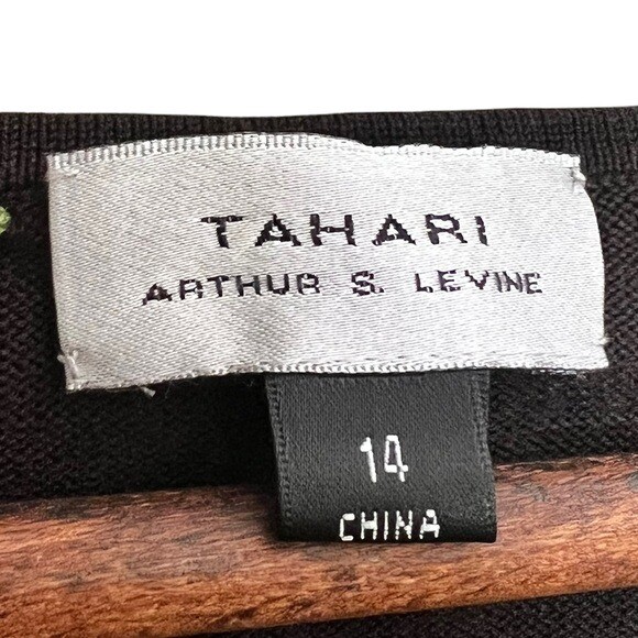 Tahari Silk Cotton Blend Sleeveless Top