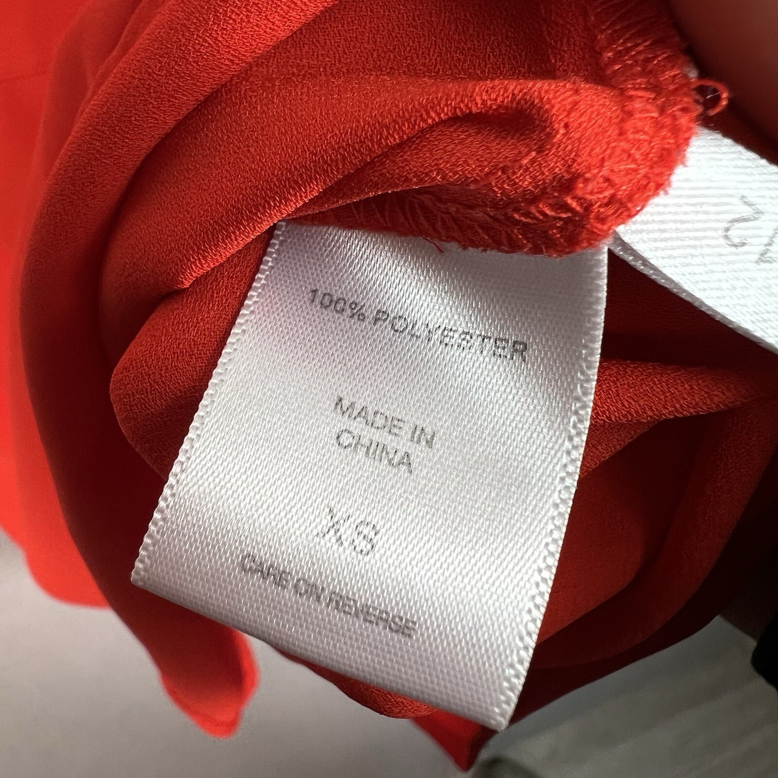 SOHO New York & Company Sleeveless Red Zip Blouse Size XS