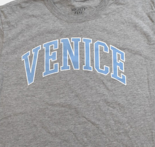 Mighty Fine Juniors Venice Gray Shirt New Large