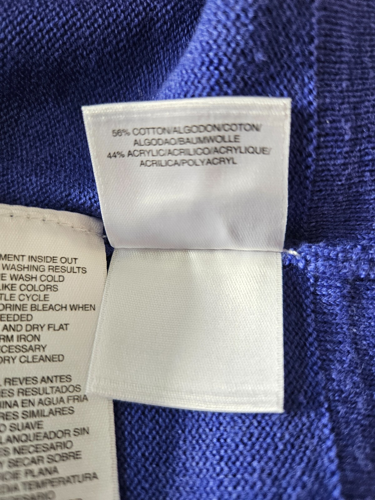 EVAN PICONE BRAND NEW WITH TAGS BLUE CROP CARDIGAN LONG SLEEVES SIZE LARGE