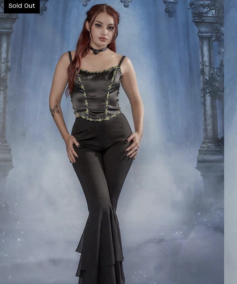 Dolls That Kill Friend to None Satin Corset Top