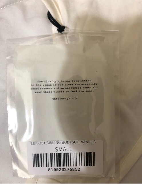 The Line By K Aisling Bodysuit in Vanilla Size S