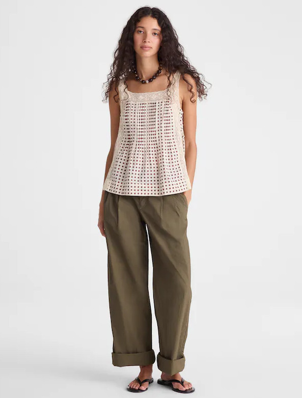 New Hot Selling Madewell The Sophie Top – vintage ivory