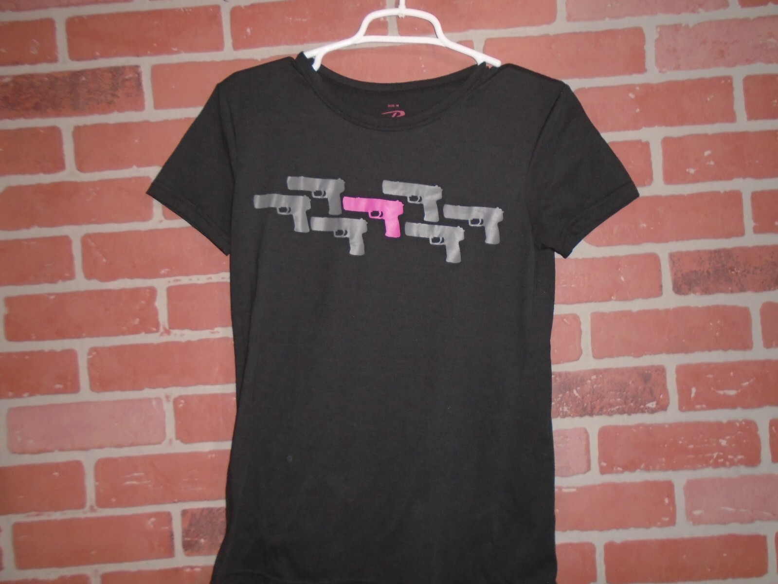ROTHCO WOMANS GUN DESIGN TSHIRT SIZE MEDIUM