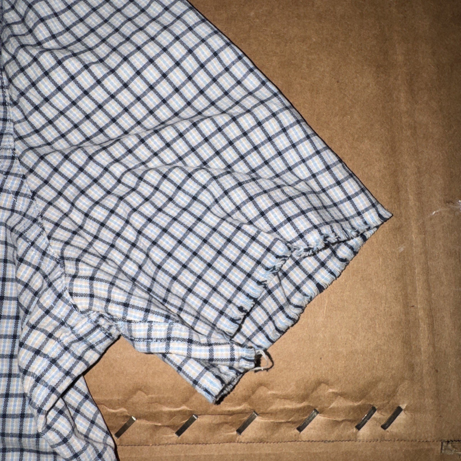 Liz Claiborne Lizwear Shirt Large Short Sleeve Button Up Cotton