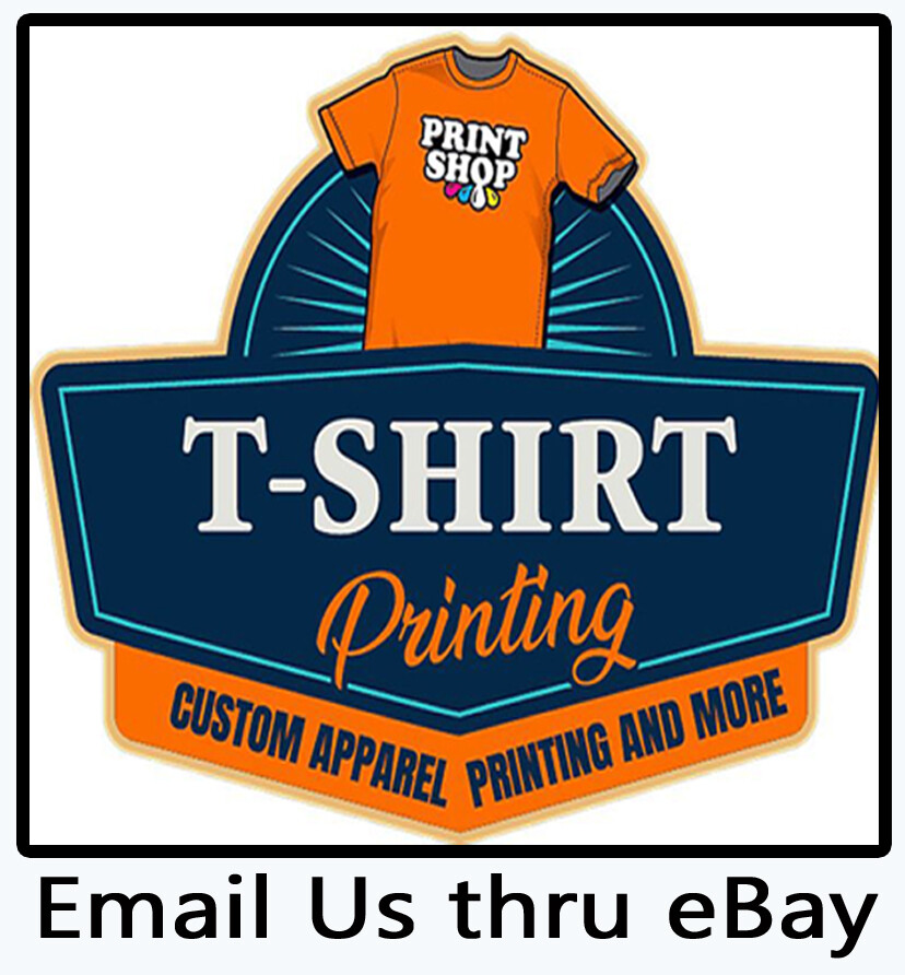 Graphic Front or Back Tee Shirt Printing Your Artwork Full Color Long Sleeve Tee