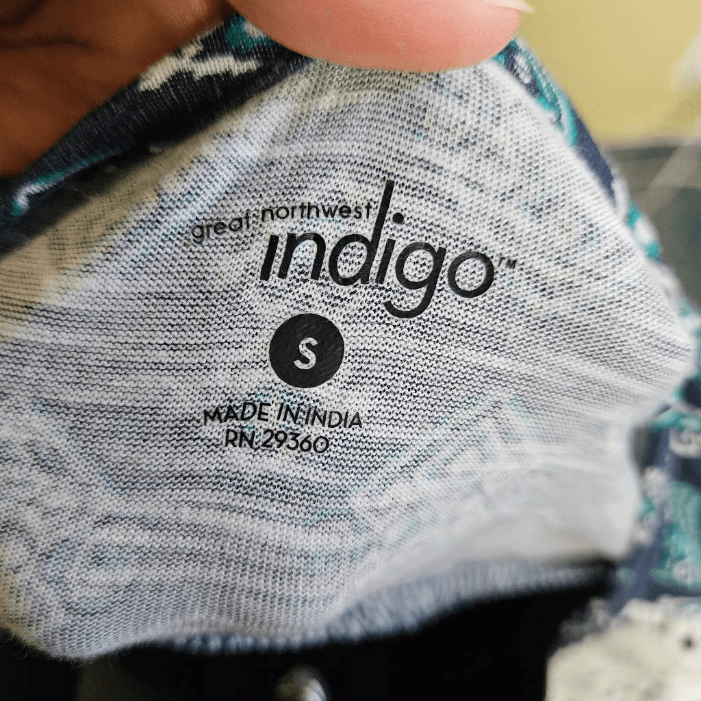 Great Northwest Indigo Boho Blouse