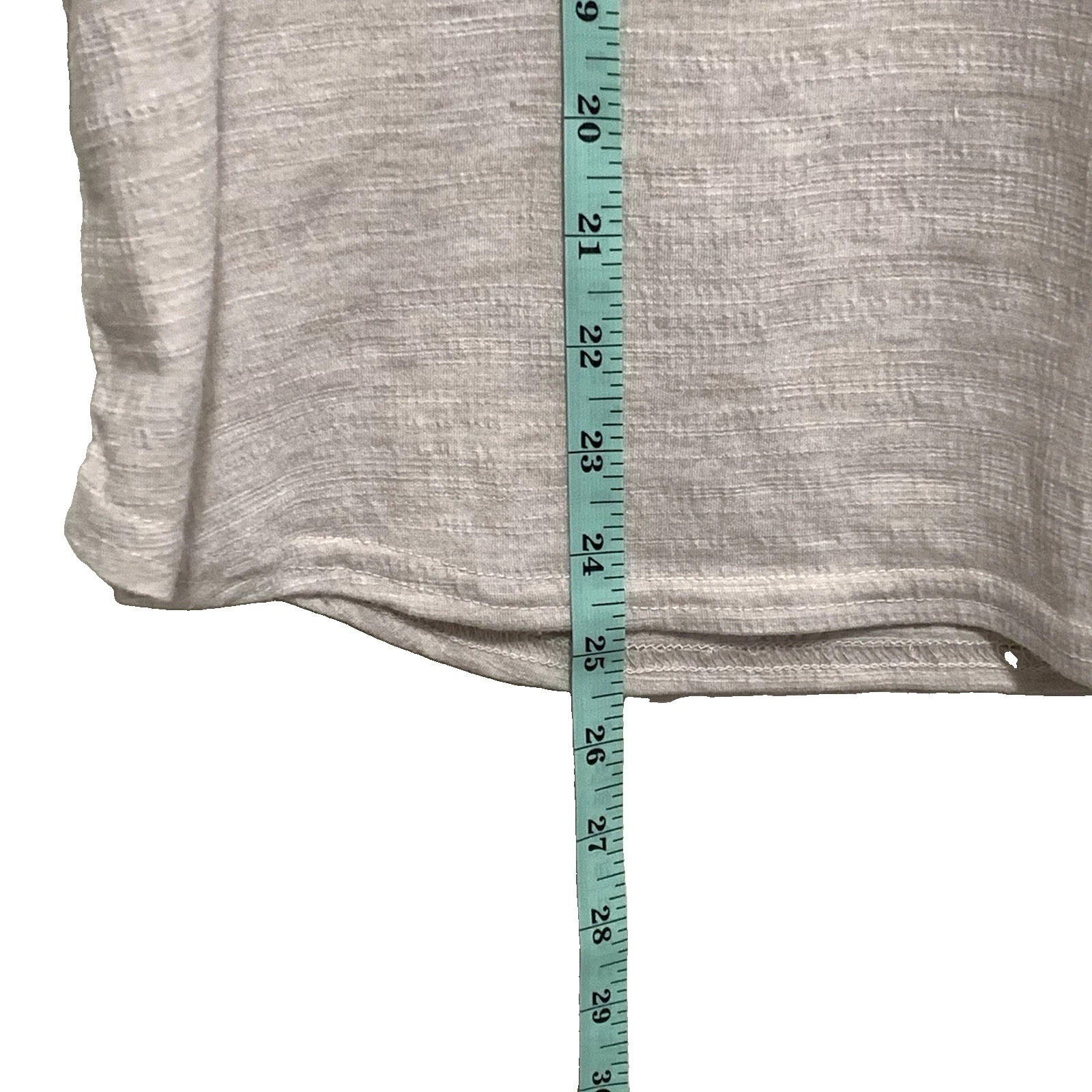 Jane & Delancey Top Womens Size Large Tan Shirt Cap Sleeve Henley Neck Knit