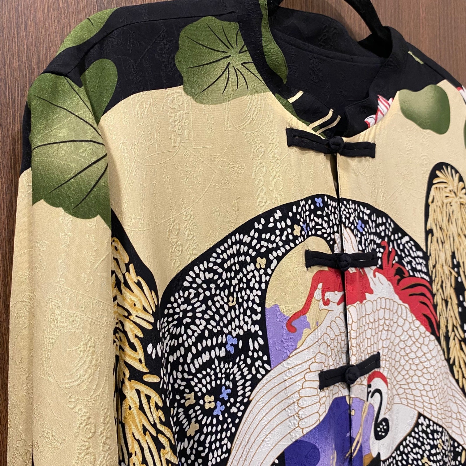 CITRON SANTA MONICA 100% Silk Reversible Kimono Jacket 2X Multicolor Art To Wear