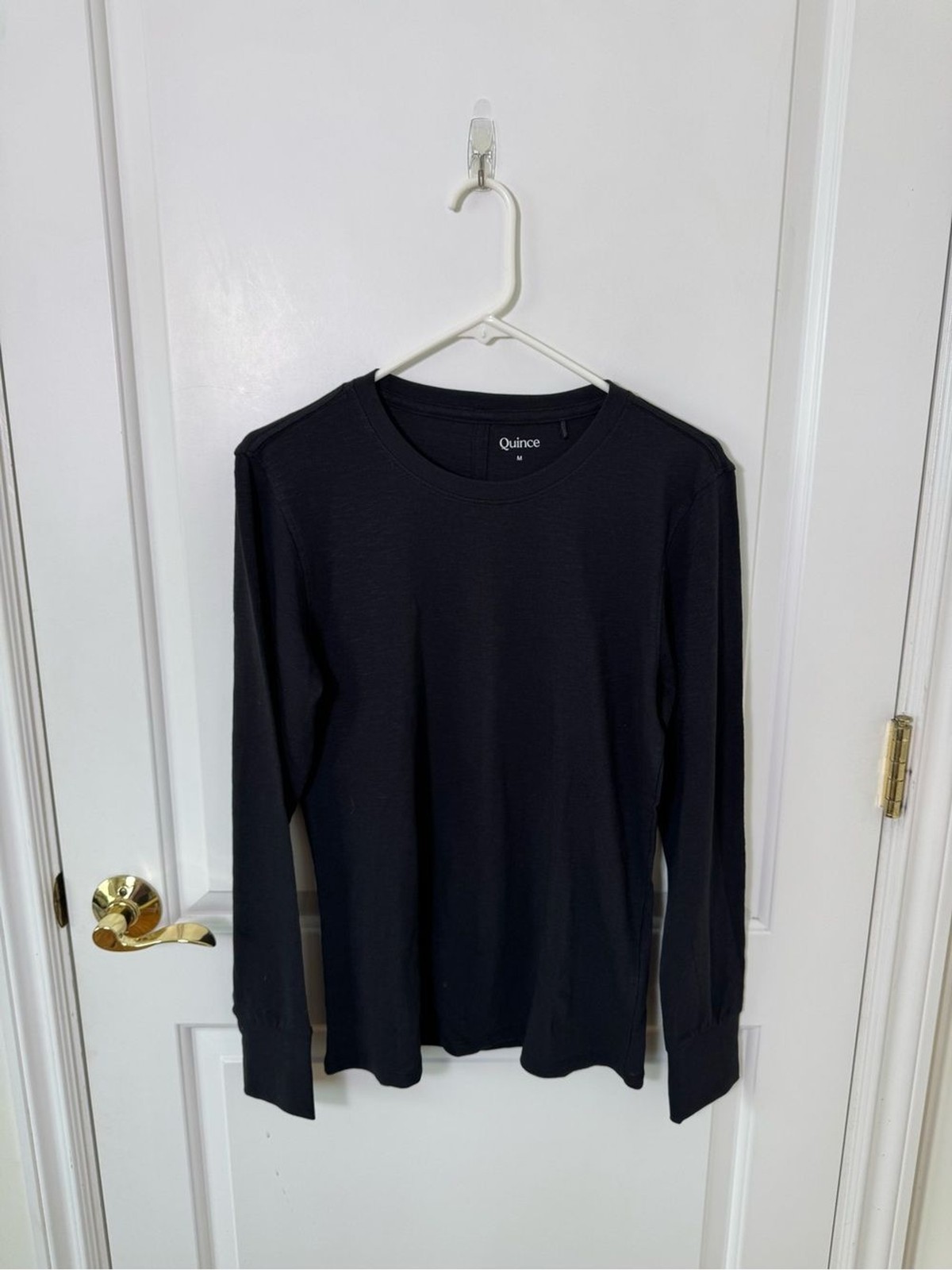 Quince 100% Organic Cotton Slub Long Sleeve Tee M