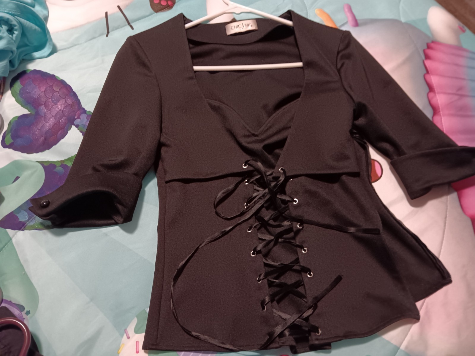 Chic Star (side zipper) Gothic Blouse