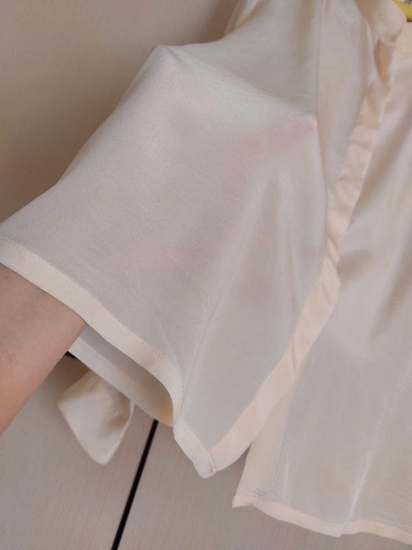 Women Jacques Britt shirt beige silk 42