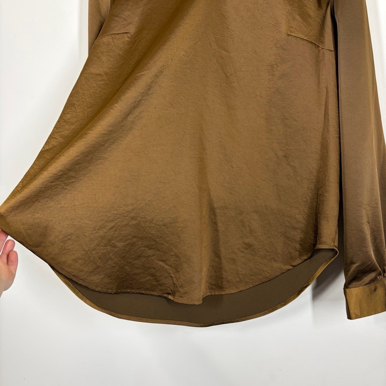 Universal Standard Satin Eva Blouse Size XS