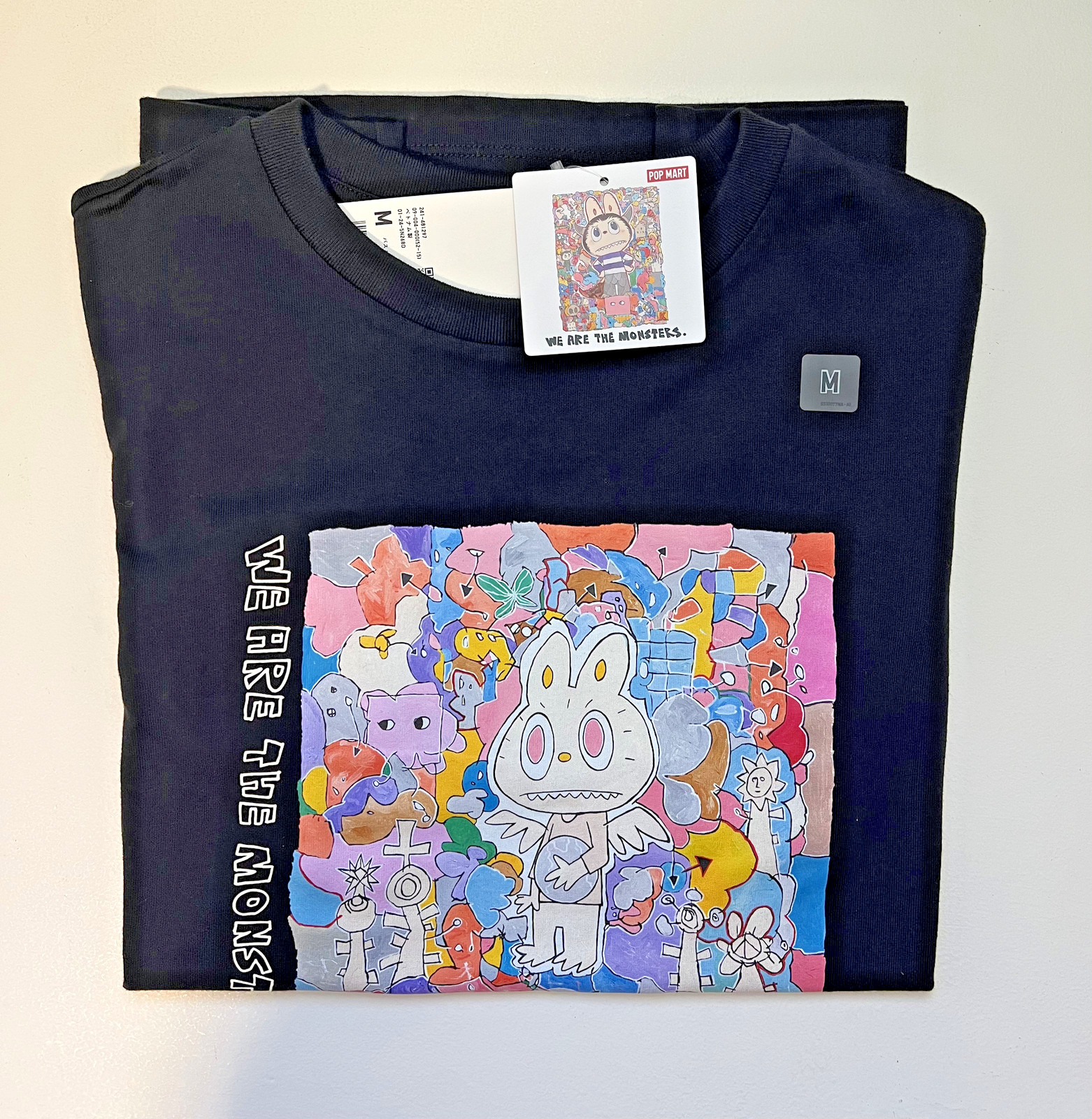 Uniqlo x POP MART UT T-Shirt THE MONSTERS LABUBU Black Japan US Seller