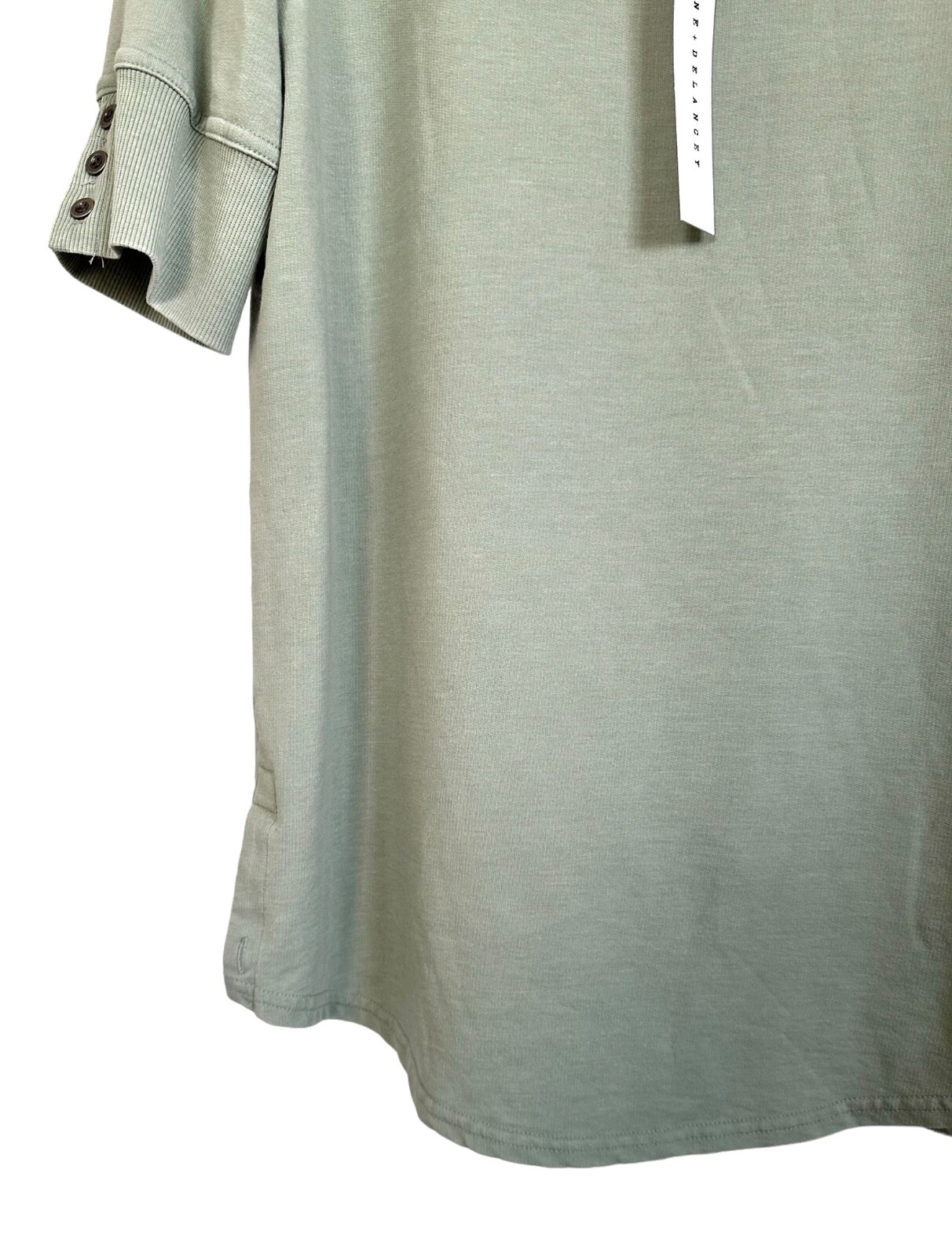 Jane and Delancey Women’s Vintage Look Blouse Top Cotton Blend Size S Sage