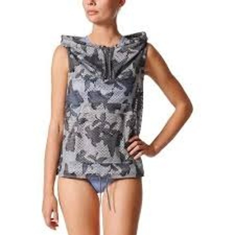 NWT Adidas by Stella McCartney | L | Top Vest Activewear Hoodie Mesh Camo women