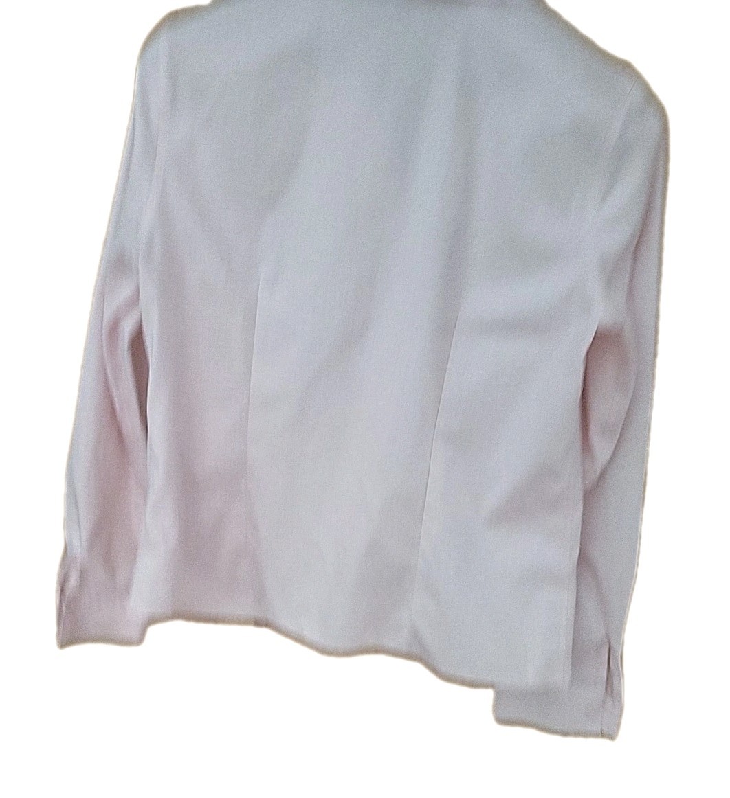 Jones Wear Quick Care Womens Button Up Blouse Shirt Pink Size 8 Zoom EUC