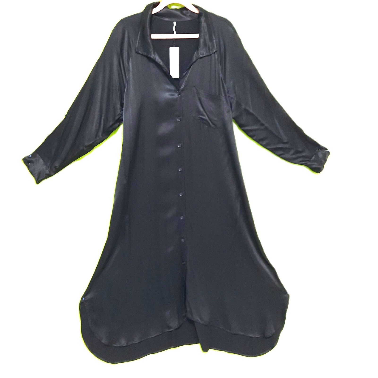 Young Fabulous & Broke Dress coat lightweight size L women Black back to school