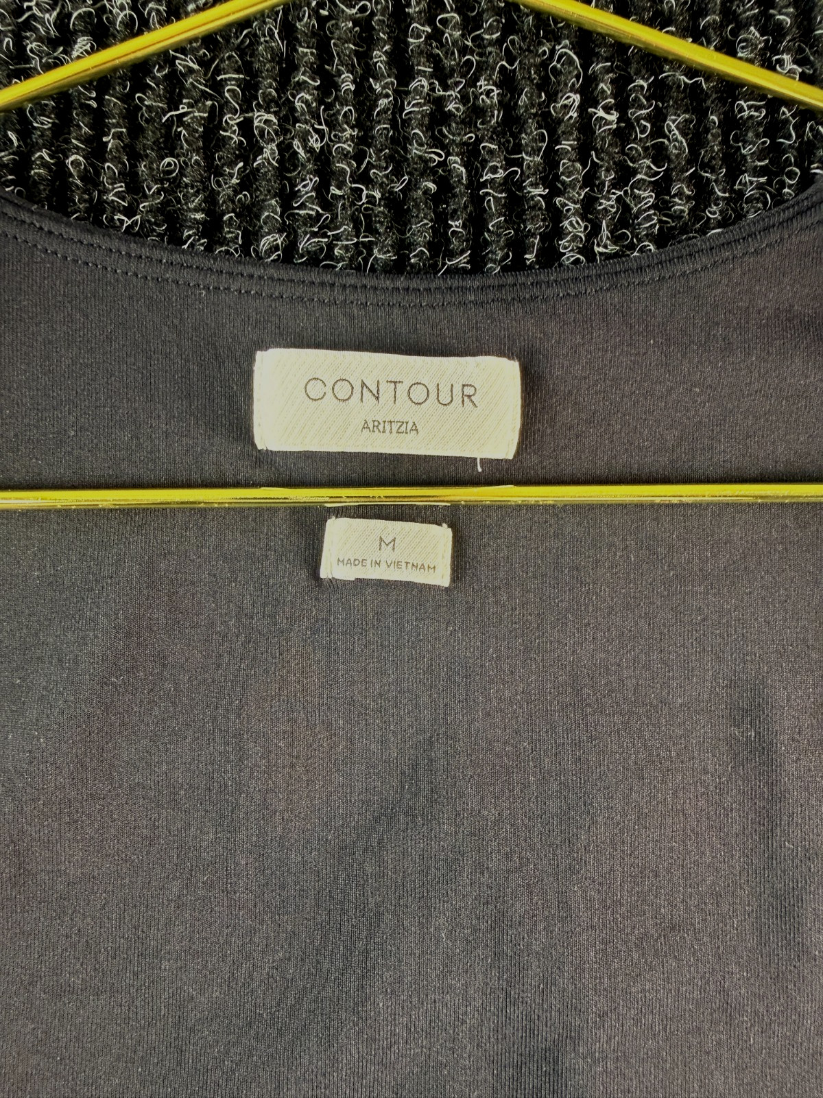 Aritzia Babaton Contour Squareneck Stretch Bodysuit Black Thong Size M-W0079