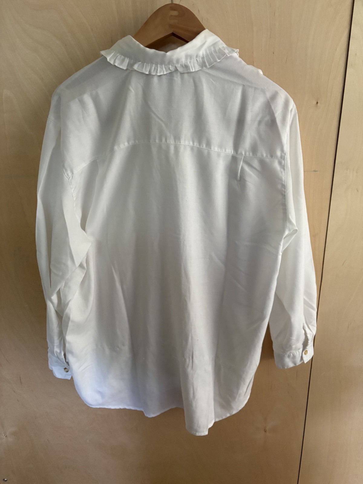 Vintage French Button Down, ETAM, Women’s L, Girly Updated Button Up Clean Girl