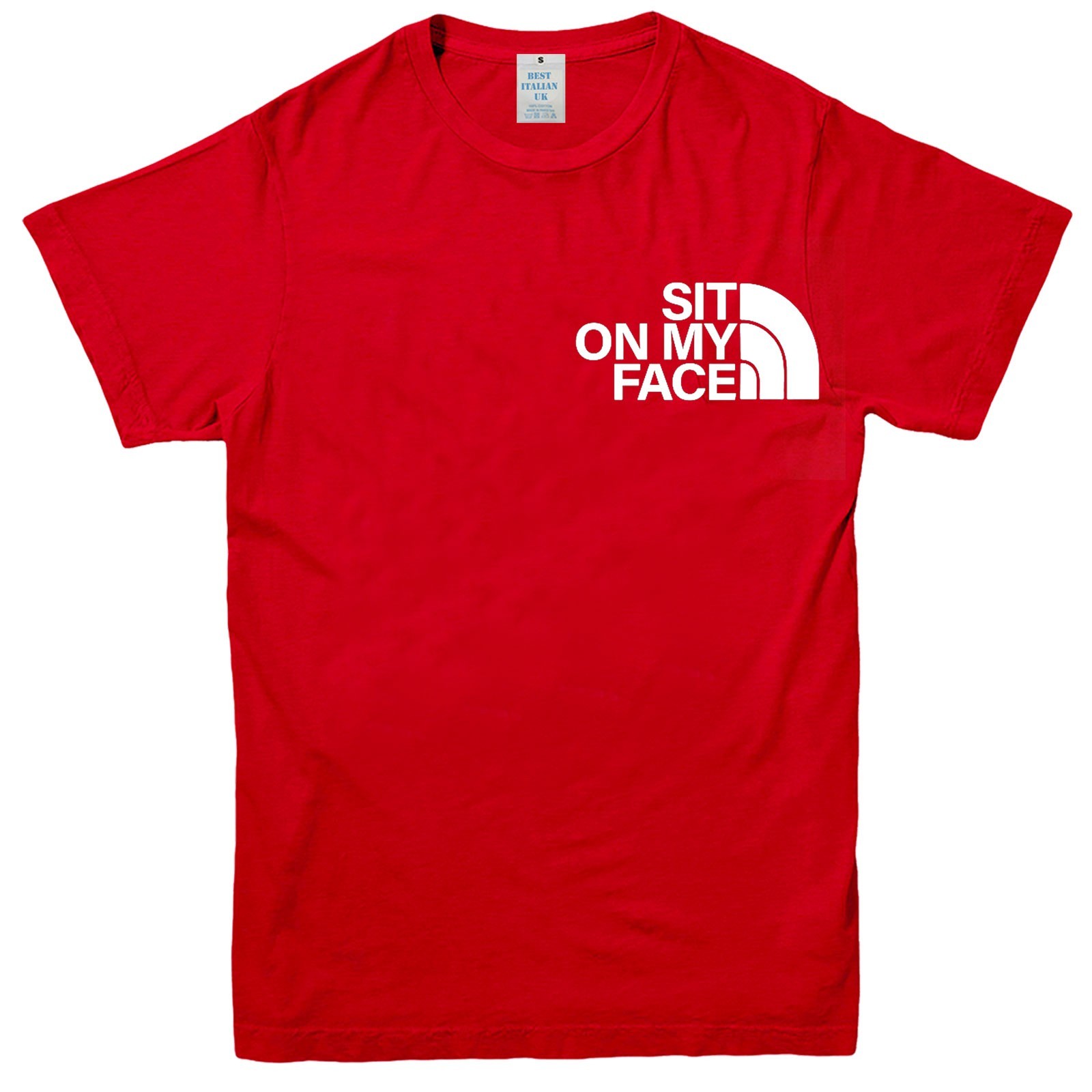 Sit On My Face T Shirt Funny Rude Humour Joke Mens Unisex Tee Top Gift Xmas