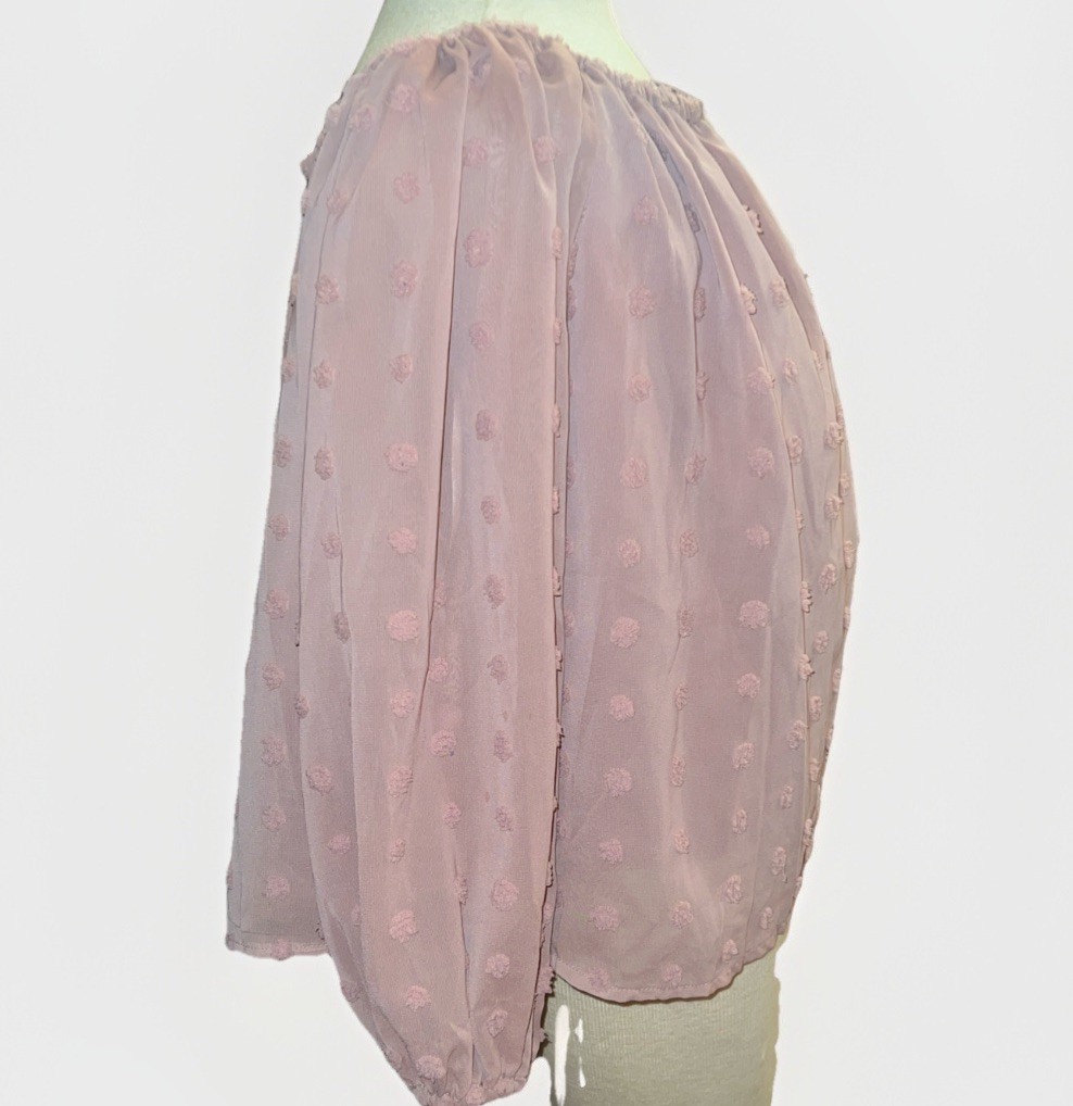 Miss Sparkling Pink Long Sleeve Top Women’s Medium