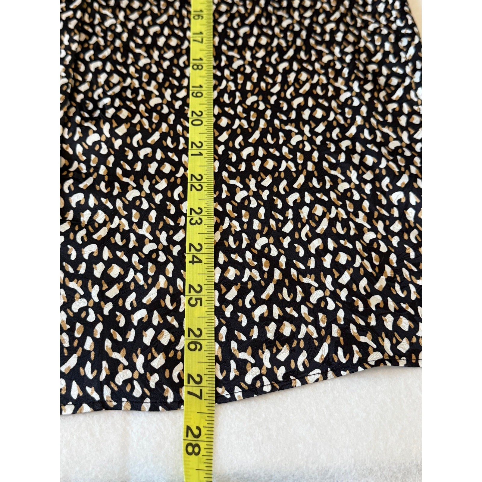 Lafayette 148 New York Printed Silk Button Front Blouse