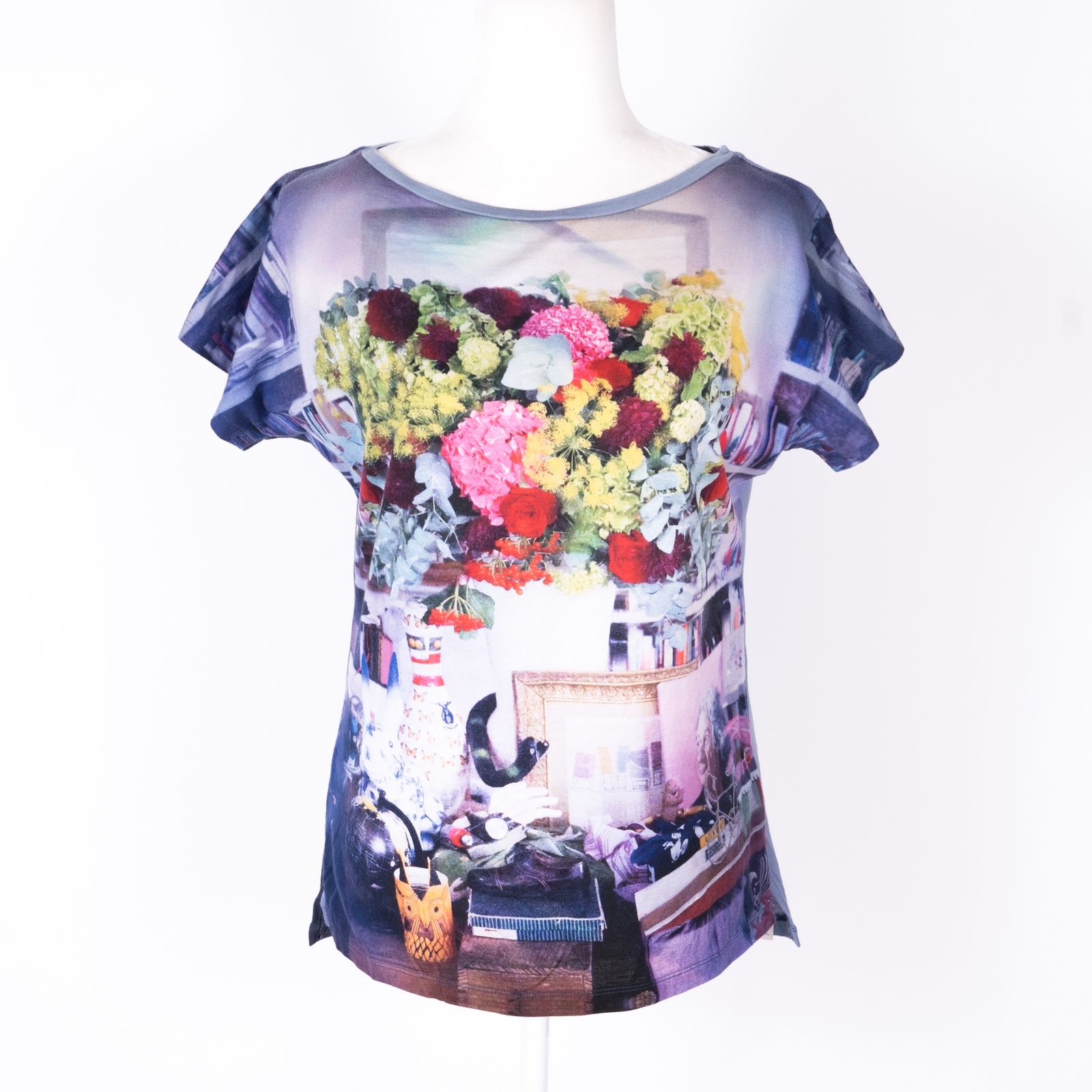Paul Smith made in Japan Cotton Photo Collage Print Short Sleeve T-Shirt – SZ M