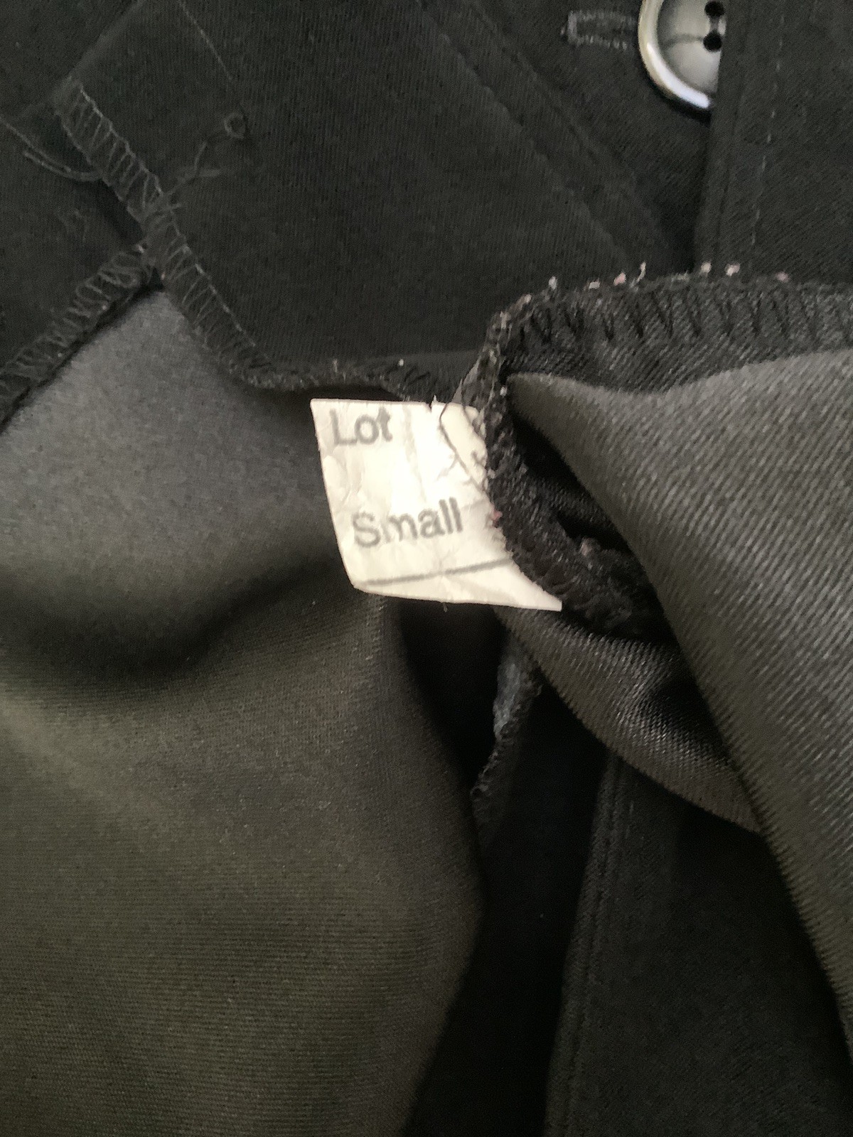 Briggs Jacket Top Blouse Shirt-Black-Polyester Spandex Blend-Button Close-PS