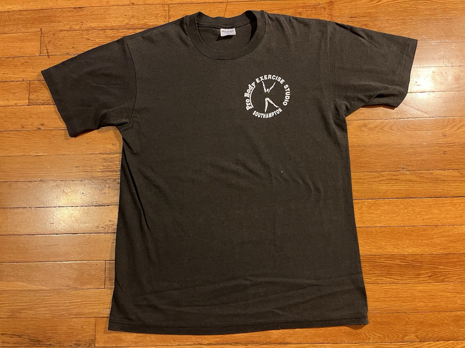 VINTAGE Pro Body Exercise Studio Southhampton Shirt Women’s Large Grey