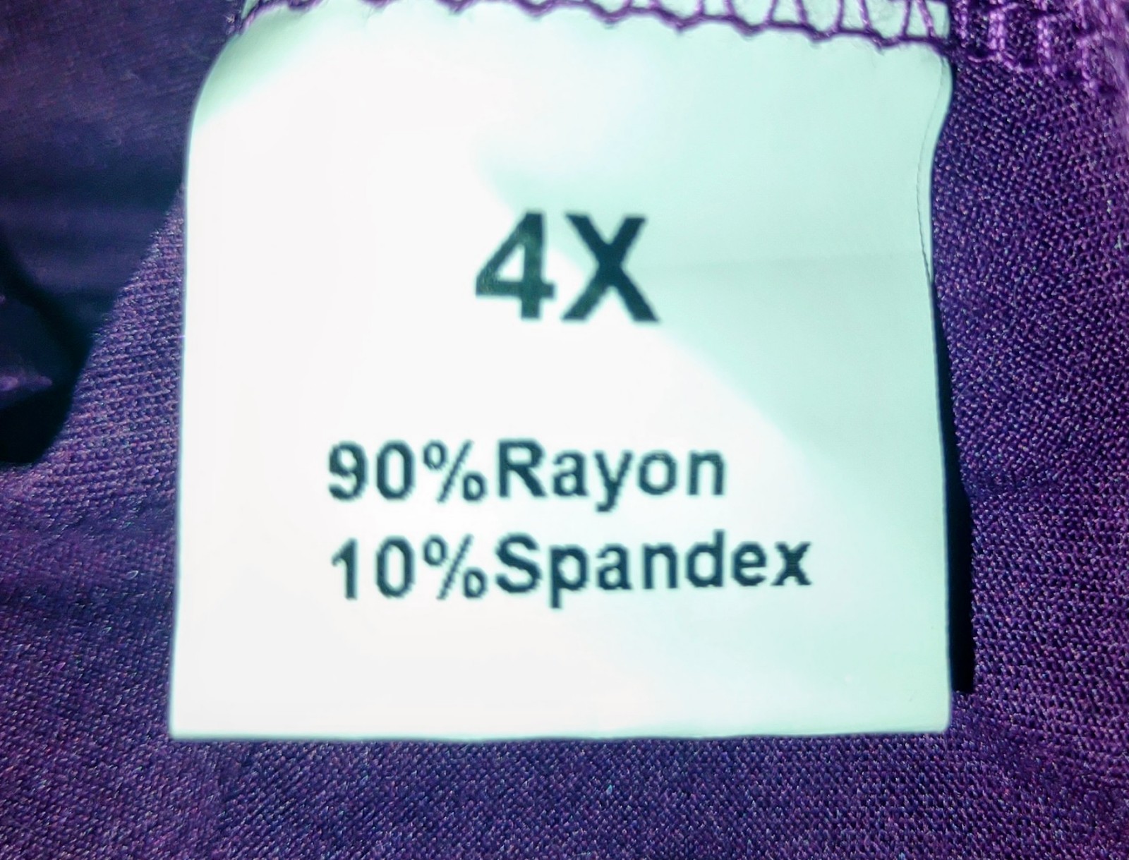 ALLEGRACE NEW WITH TAGS Women’s Size 4X Purple Cold Shoulder S/S Blouse
