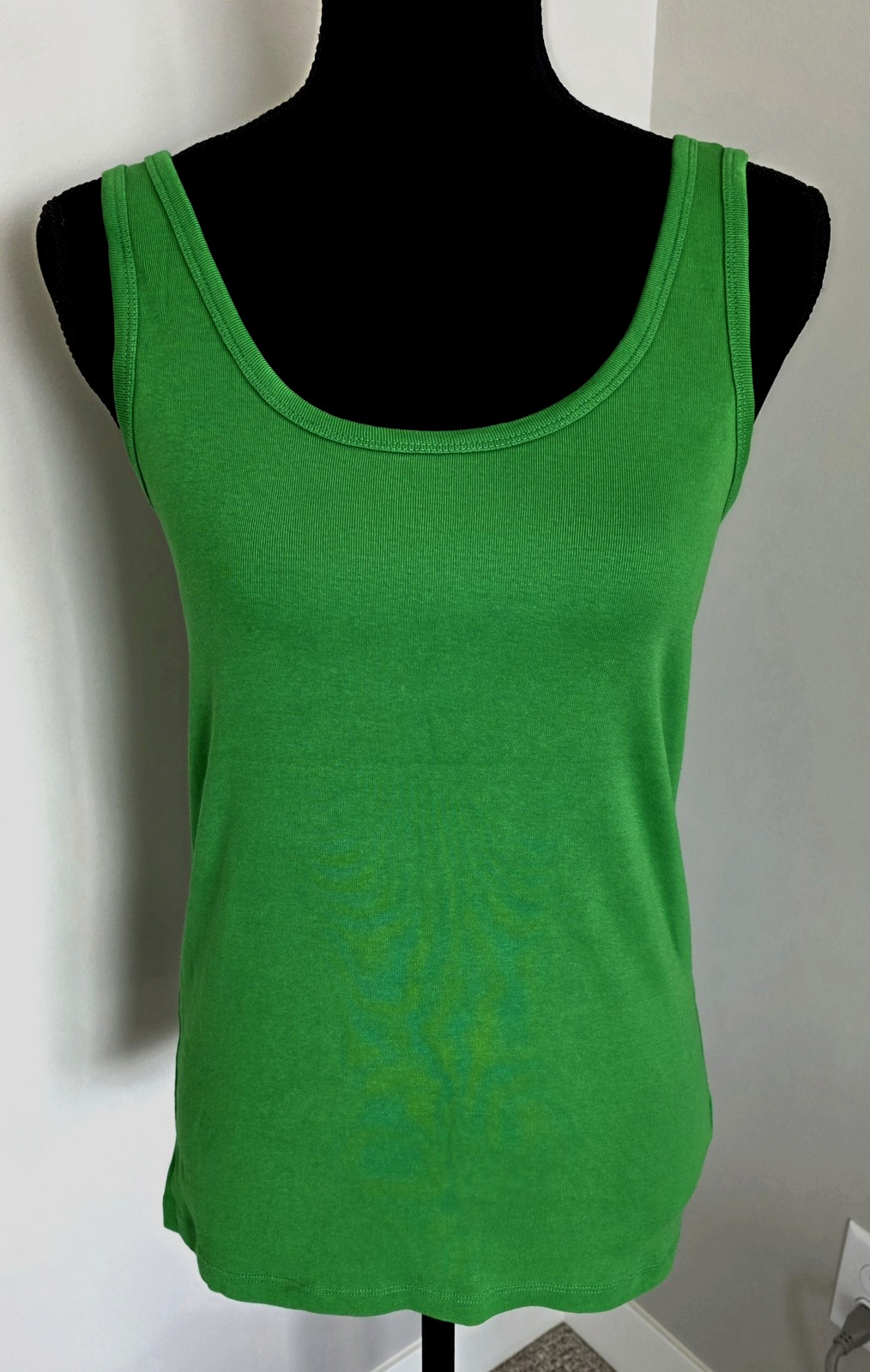 Joe Fresh Womens Tank Top Green LARGE Sleeveless Casual SUMMER – NWOT