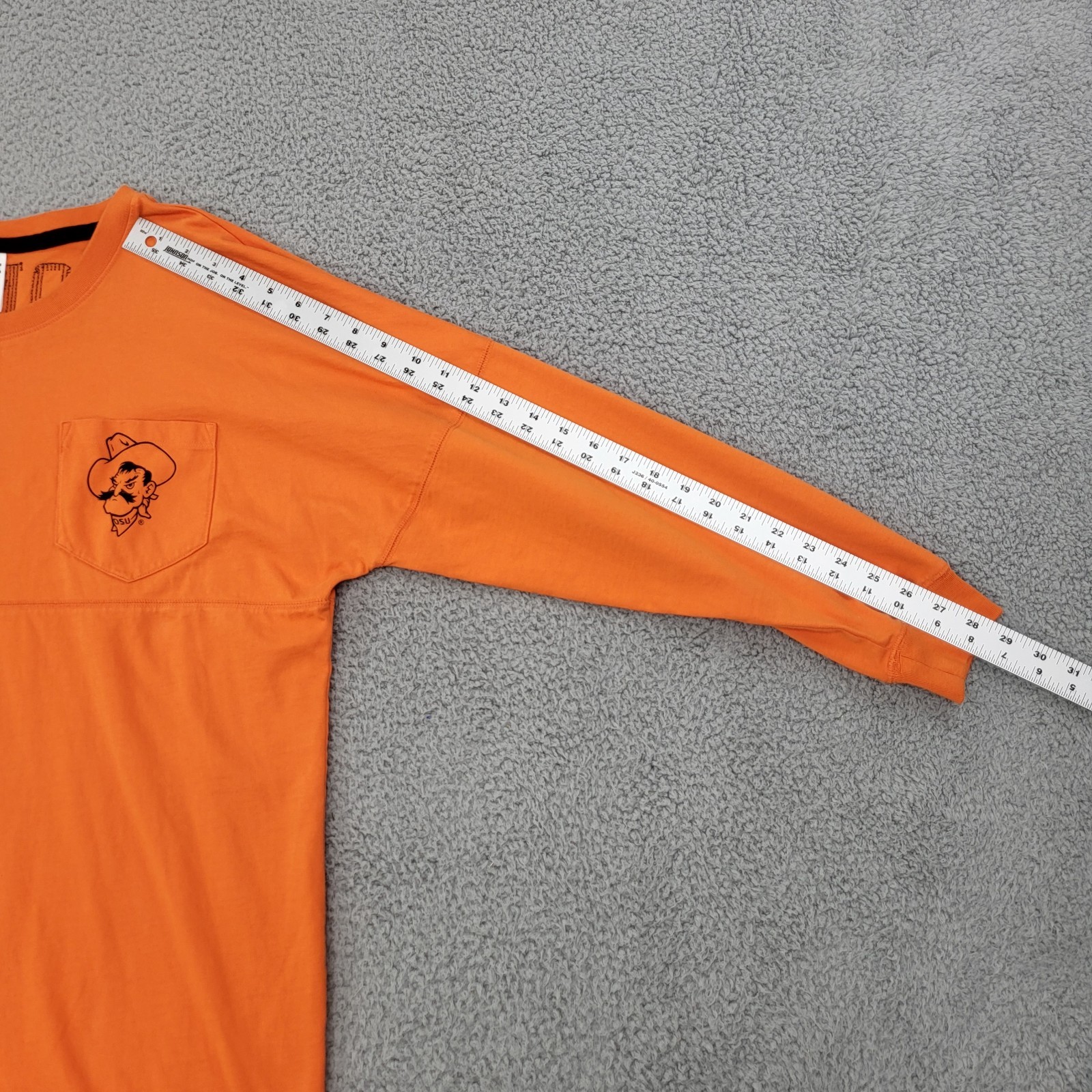 VS Pink Oklahoma State OSU Pistol Pete Shirt Womens Large Orange Graphic Top