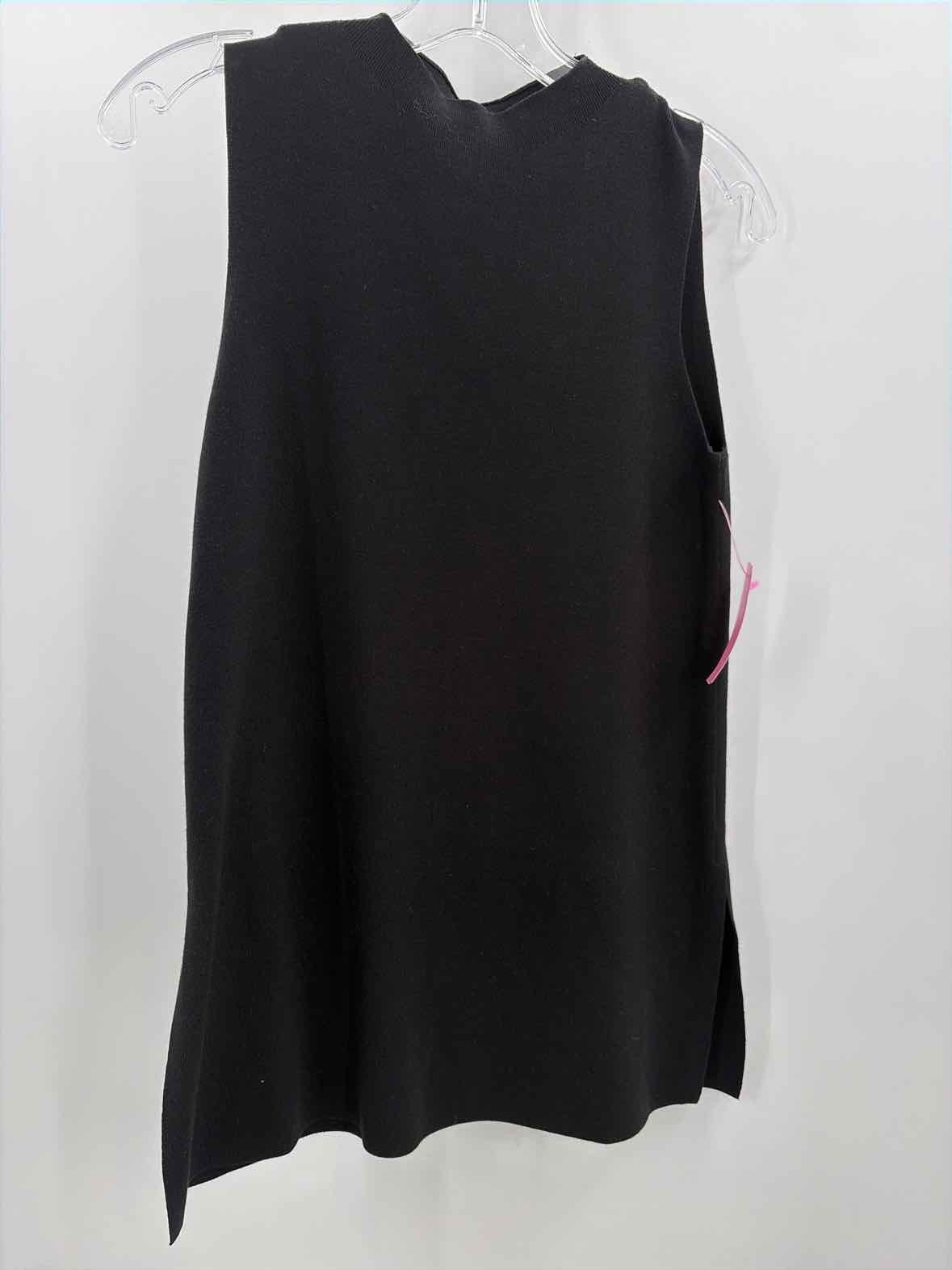 Pre-Owned MM LAFLEUR Black Size Medium Knit Tunic Tank Top