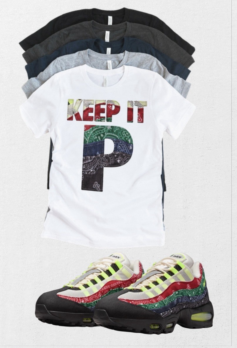 Max 95 OG Big Max Paisley Bandana Sneaker Matching T-Shirt | Sneakerhead
