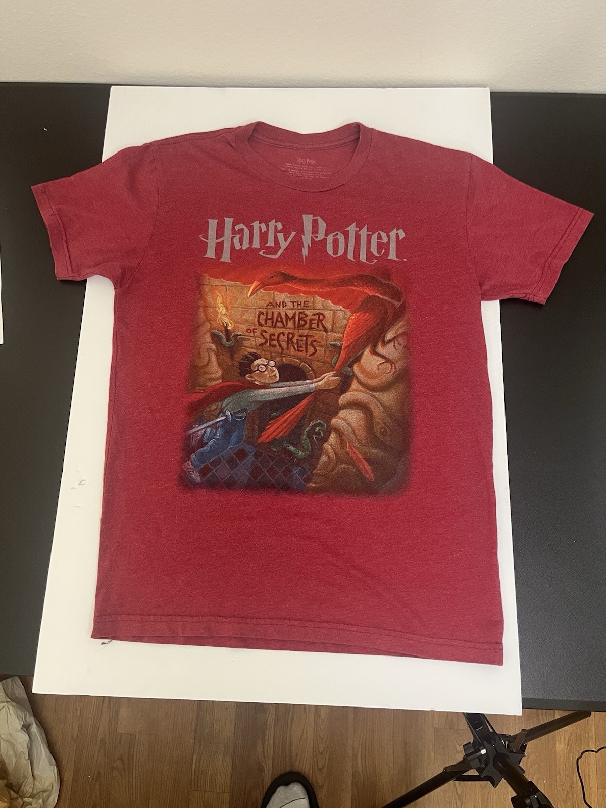 Harry Potter Youth T Shirt Size SmallRed The Chamber Of Secrets