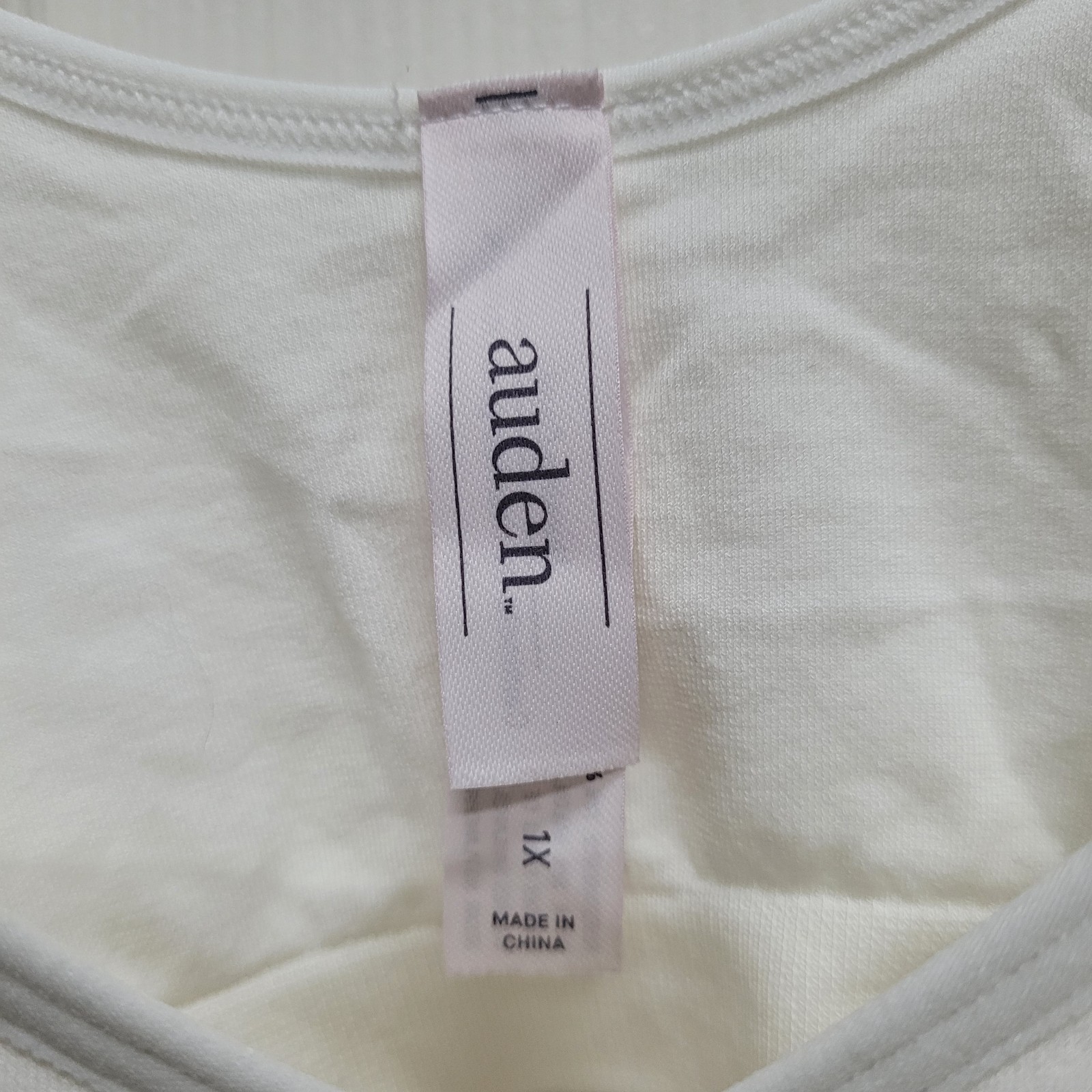Auden Women’s White Nursing Seamless Cami Top Size XL