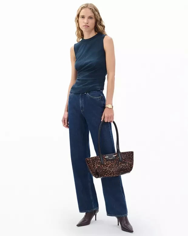 NWT $158 Rag & Bone Mica Jersey Wrap Tank In Salute Size: Medium