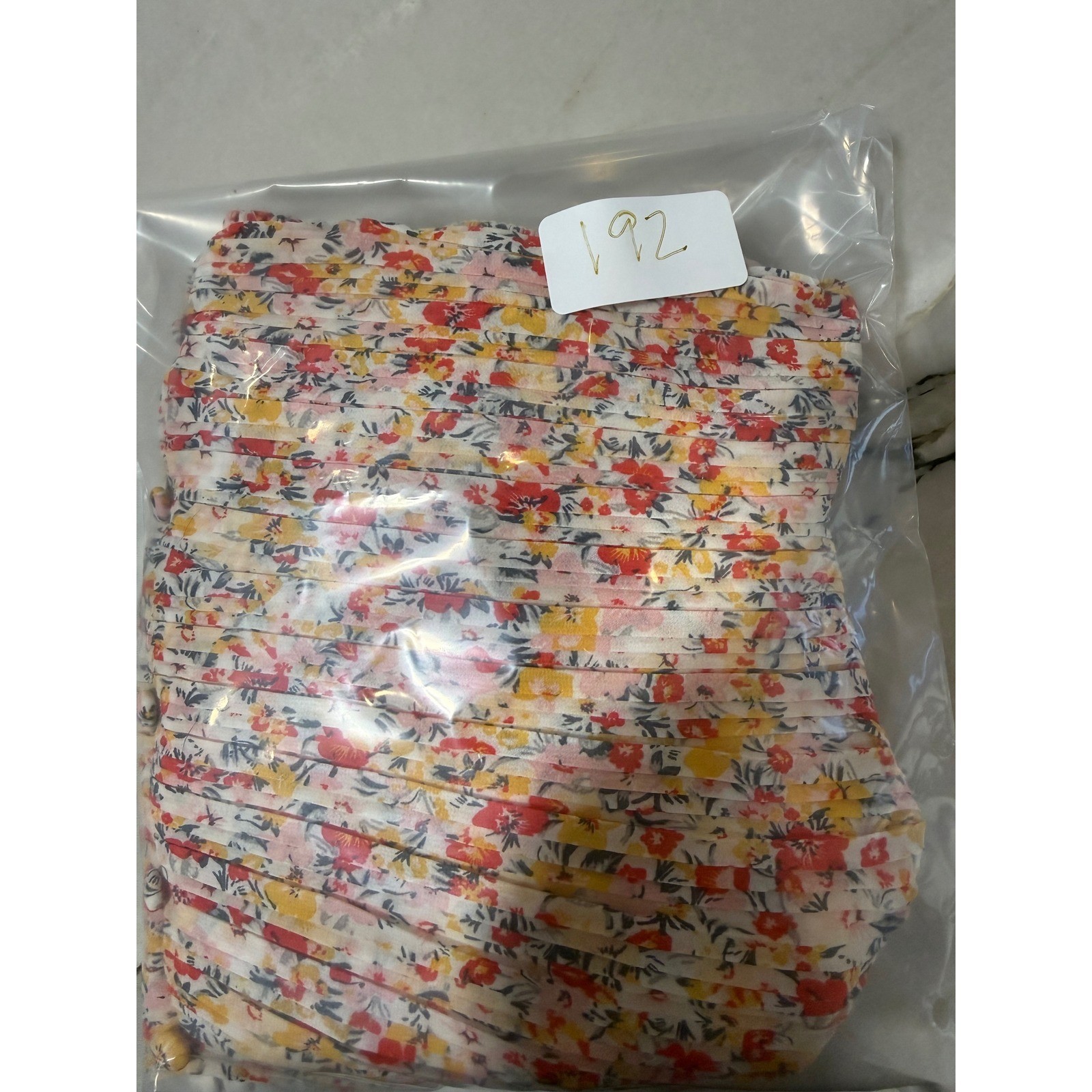 ASTR The Label Floral Pleated Crop Top Pink Red Multi Square Neck AT17552 Small