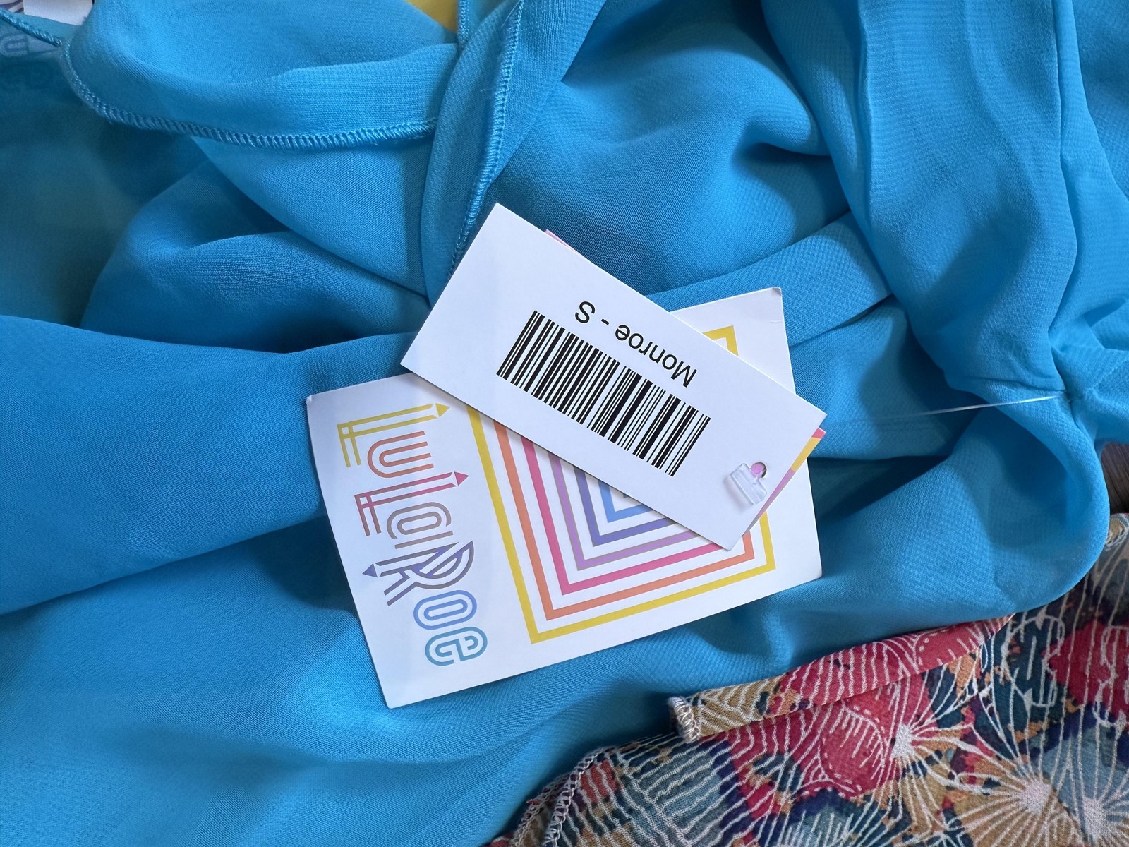 LuLaRoe Monroe Kimono Womens Small Lot of 5 Mixed Colors Fringe Sheer Cardigan