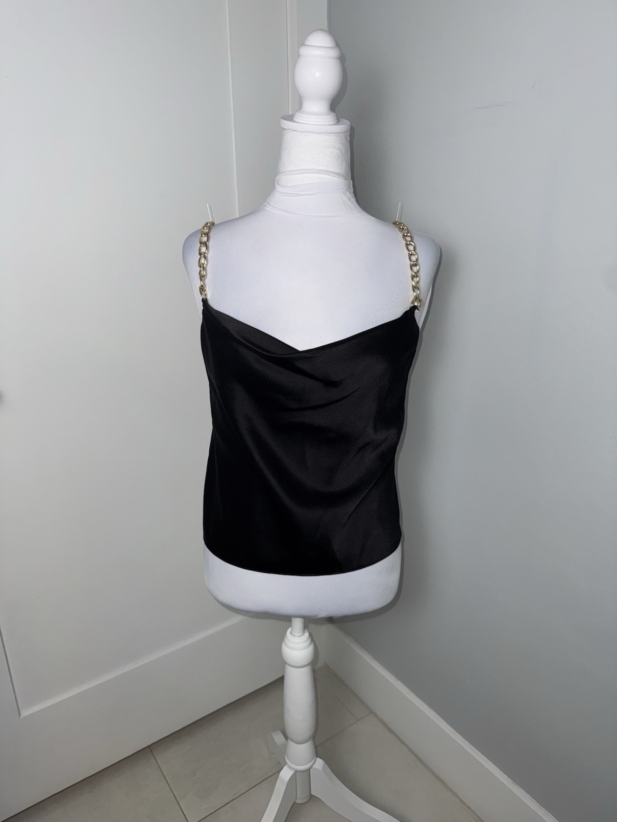 Alice + Olivia Harmony Draped Tank Top/ Size Small