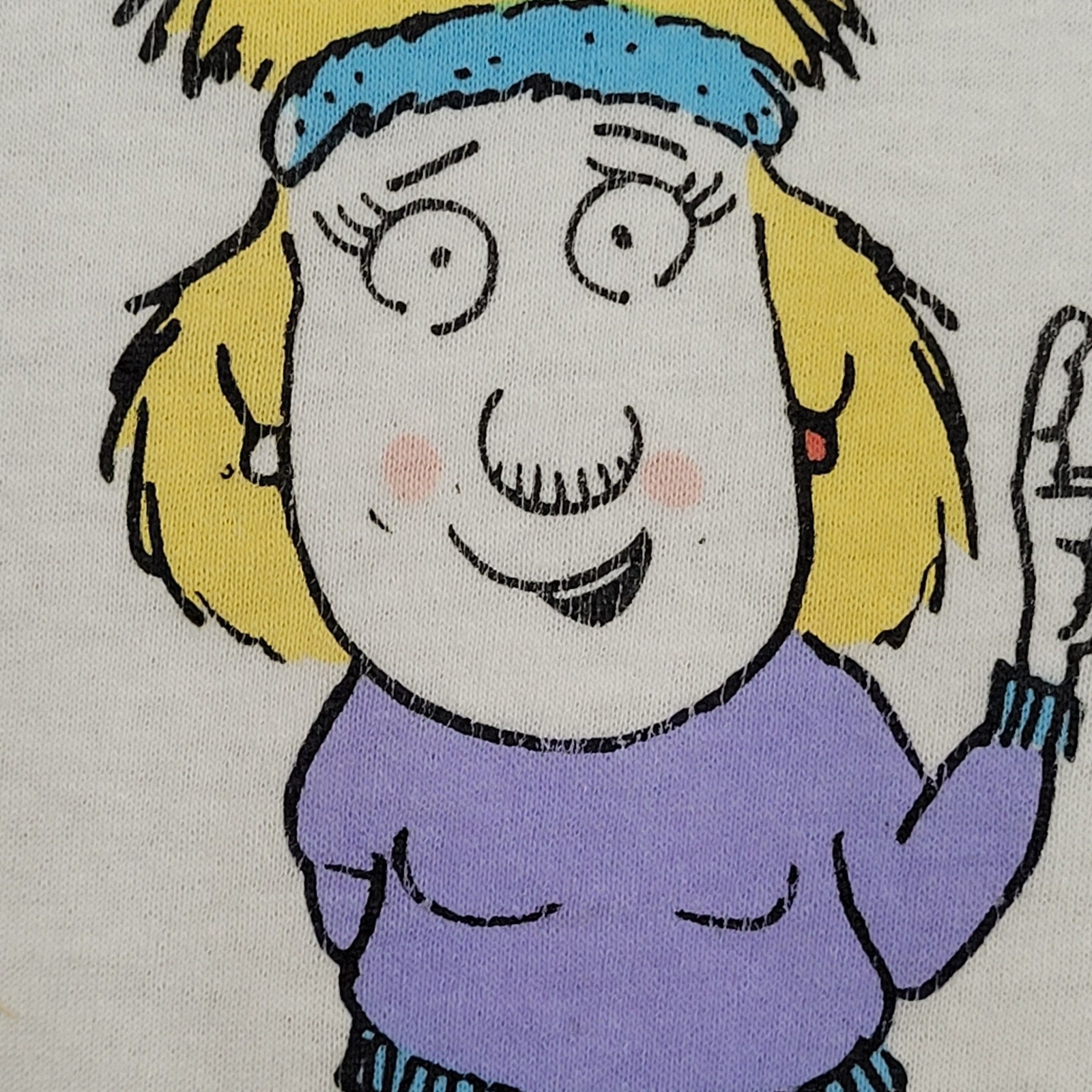 Vintage Funny Exercise Shirt Womens XL 22×24 White