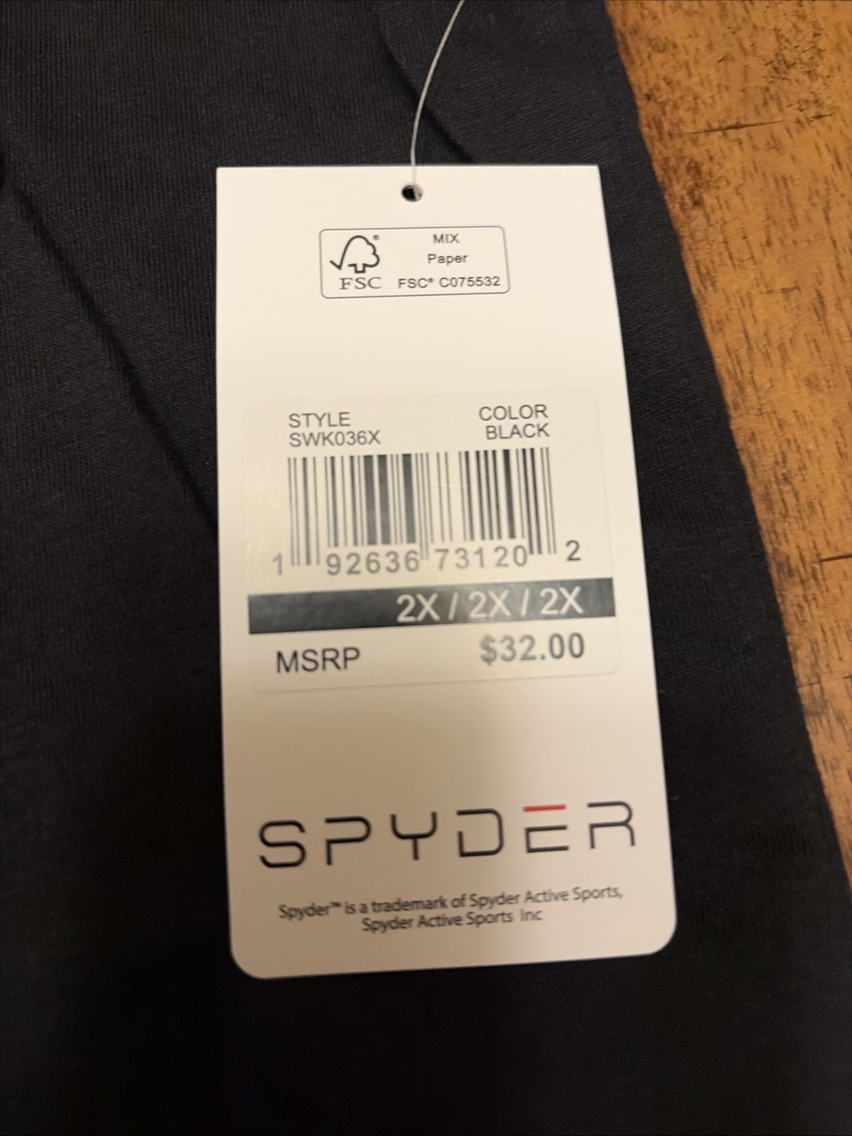 Spyder Women’s 2X Black Graphic Tshirt “Pursue Your Path”