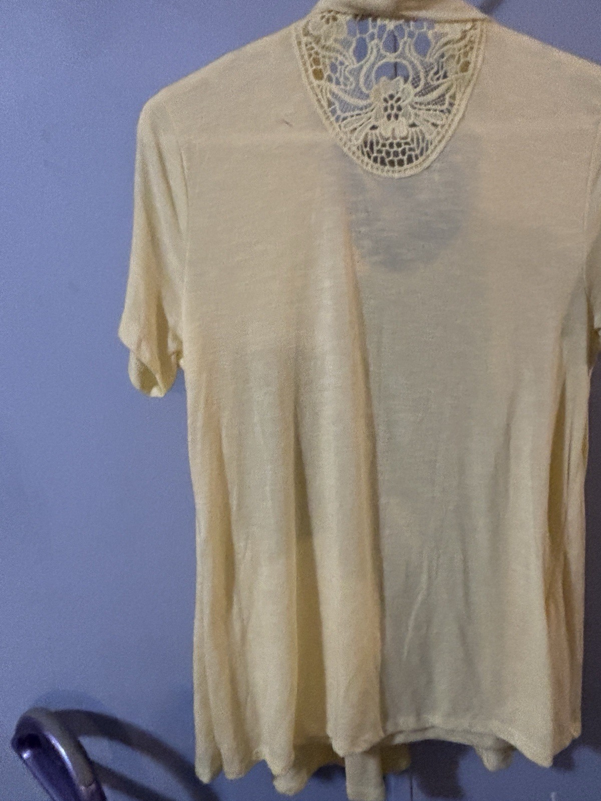 Kim Rogers Yellow Shirt Size Medium