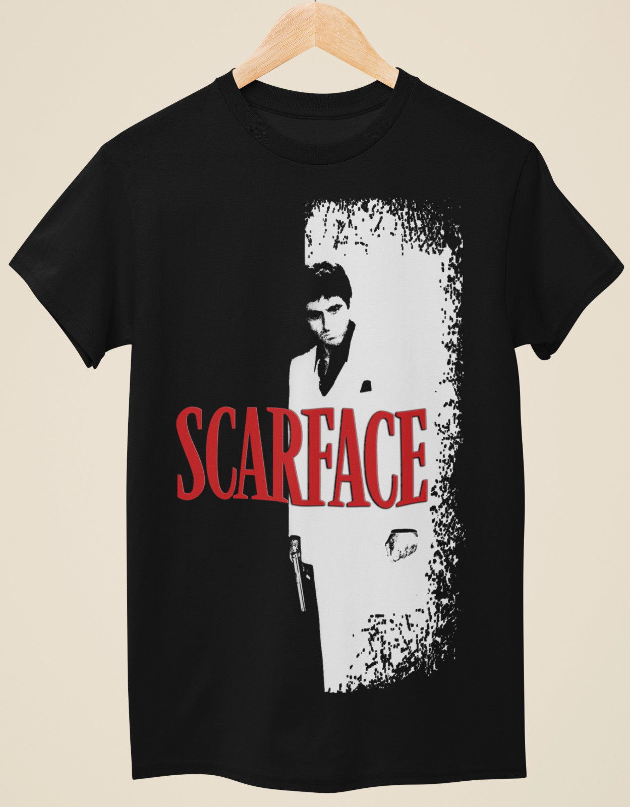 Scarface – Movie Poster Inspired Unisex Black T-Shirt