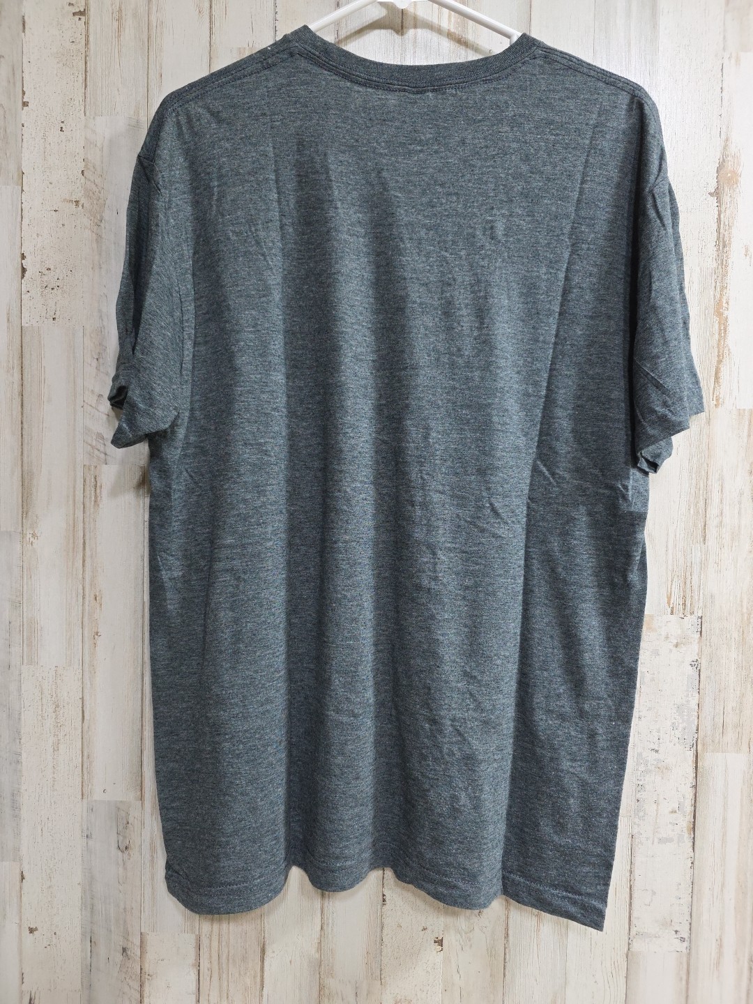 Sz Large “Home of the free because of the brave” Marines TShirt Distressed